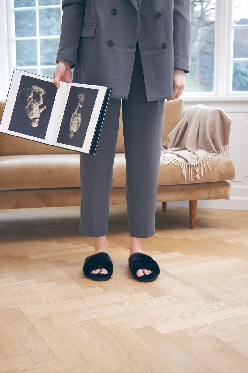 Slippers Straps Black