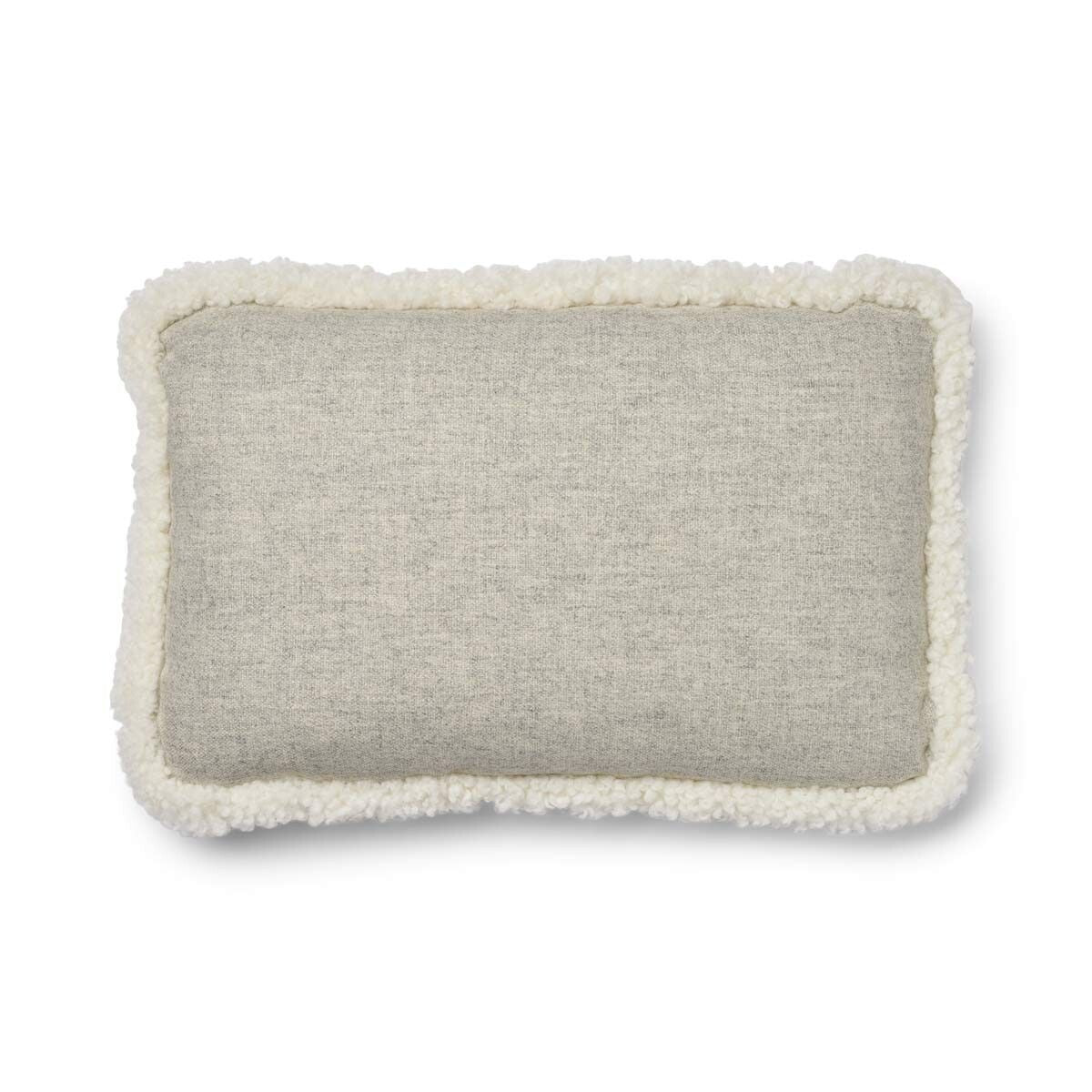 Coussin en laine courte de mouton | garniture SW | 34x52 cm