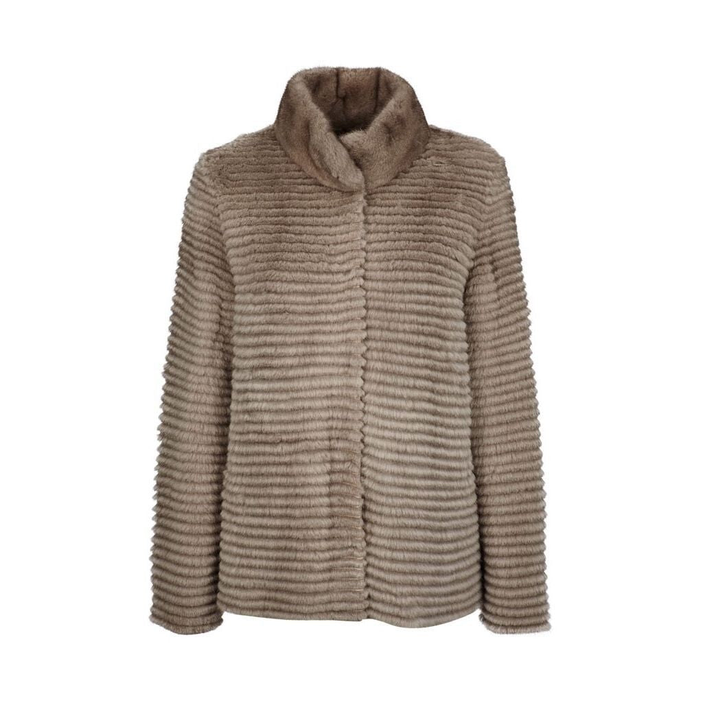 Lauren Jacket | Danish Mink Silver Blue