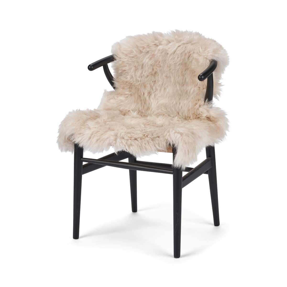 Tapis en peau de mouton mérinos | Laine longue | 90x60 cm Linge