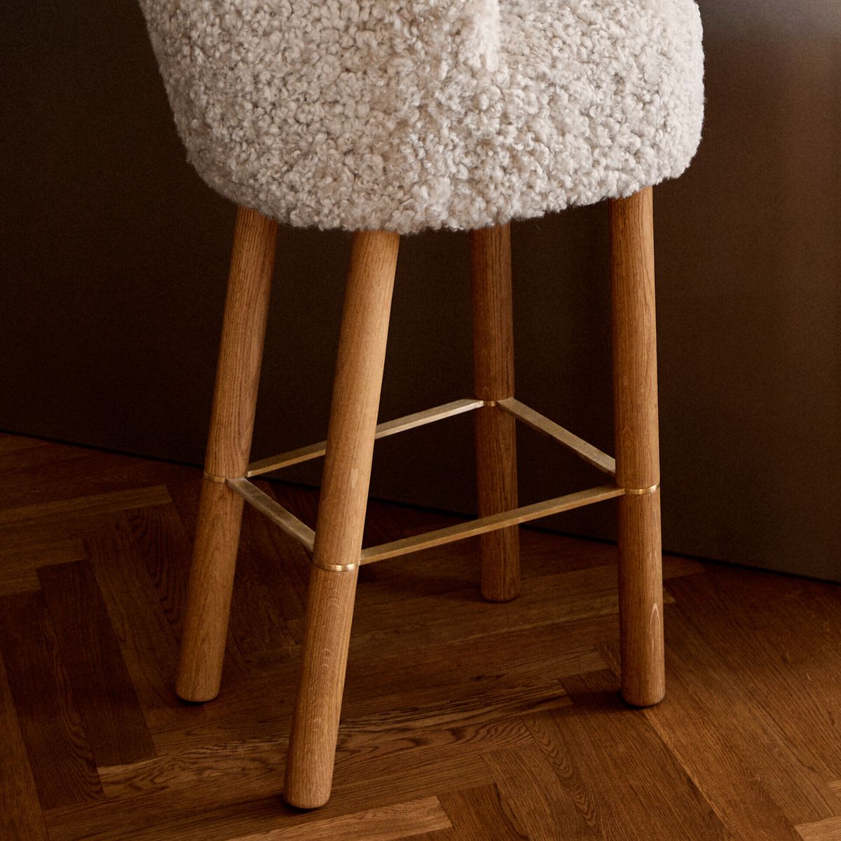 Tabouret de bar Emilia Anthracite