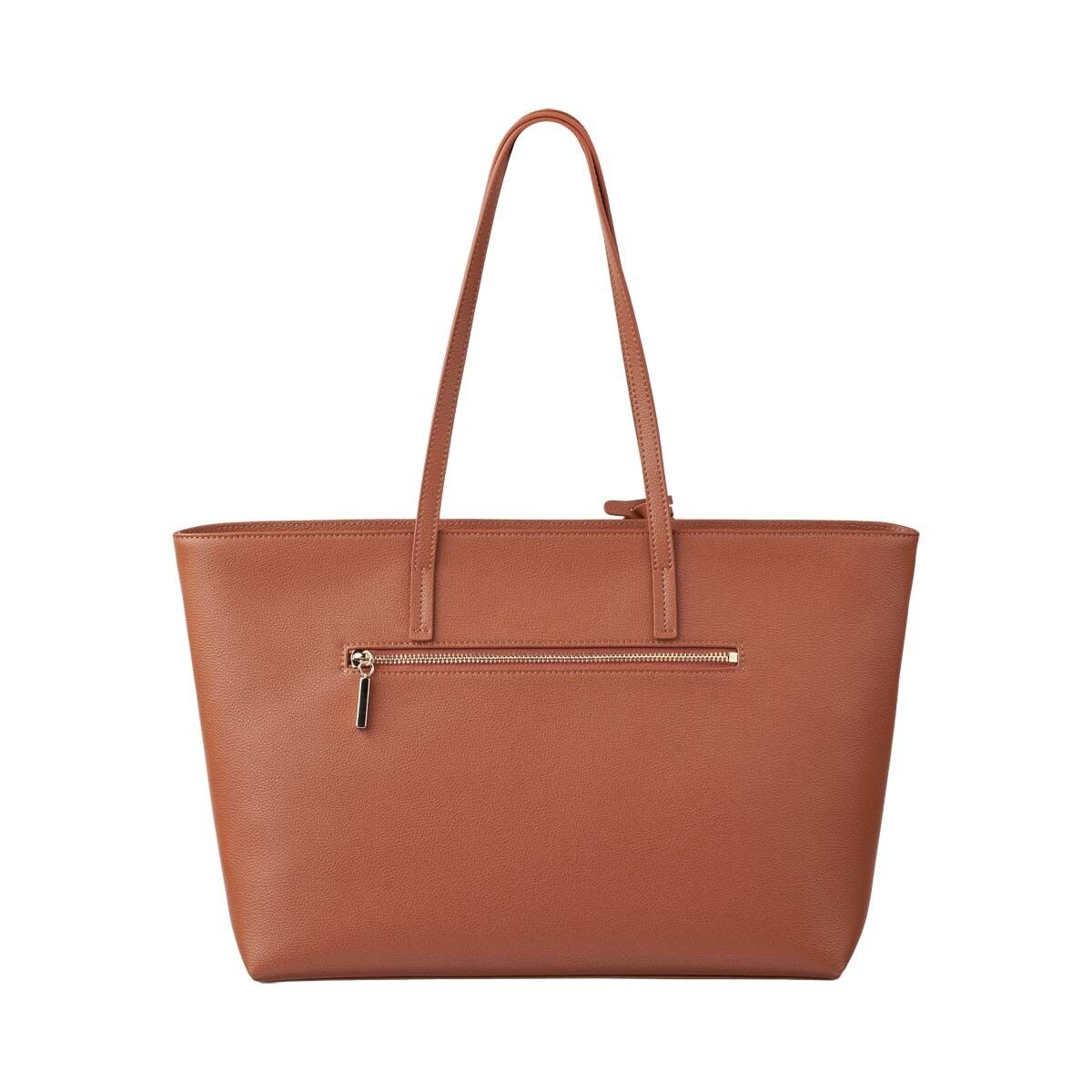 Audrey Shopper Cuir brun