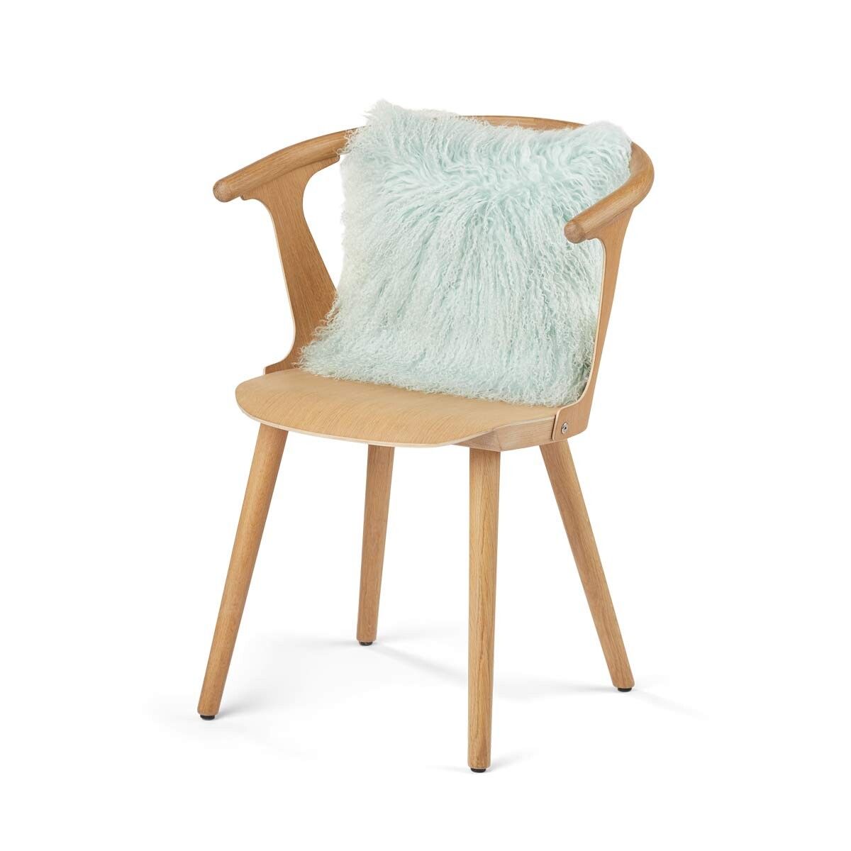 Coussin en peau de mouton tibétain | 40x40 cm