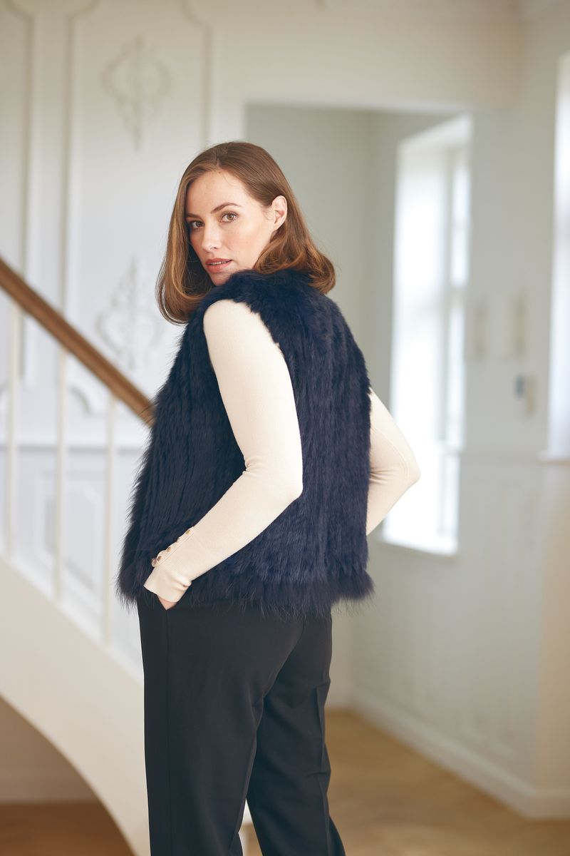 Anna Vest Midnight Blue