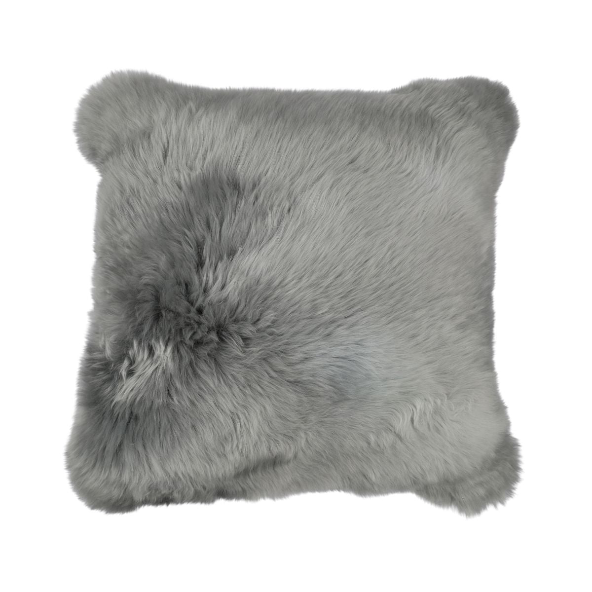 Coussin en peau de mouton | Laine longue | Nouvelle-Zélande | 50x50 cm Gris Léger