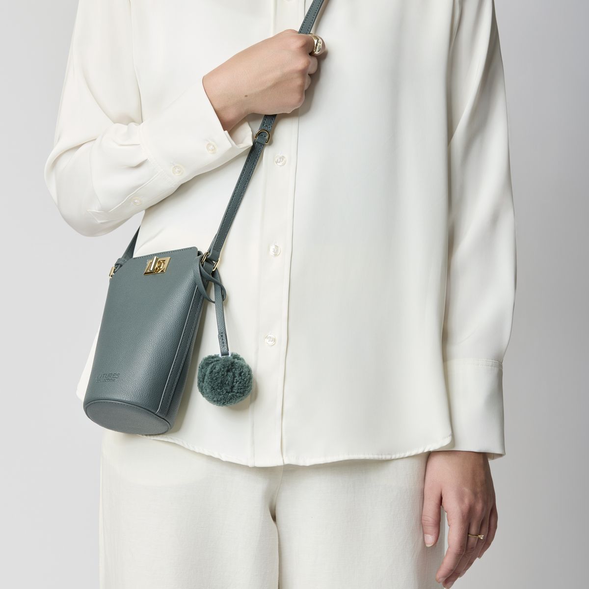 Pochette téléphone Adina Vert Antique