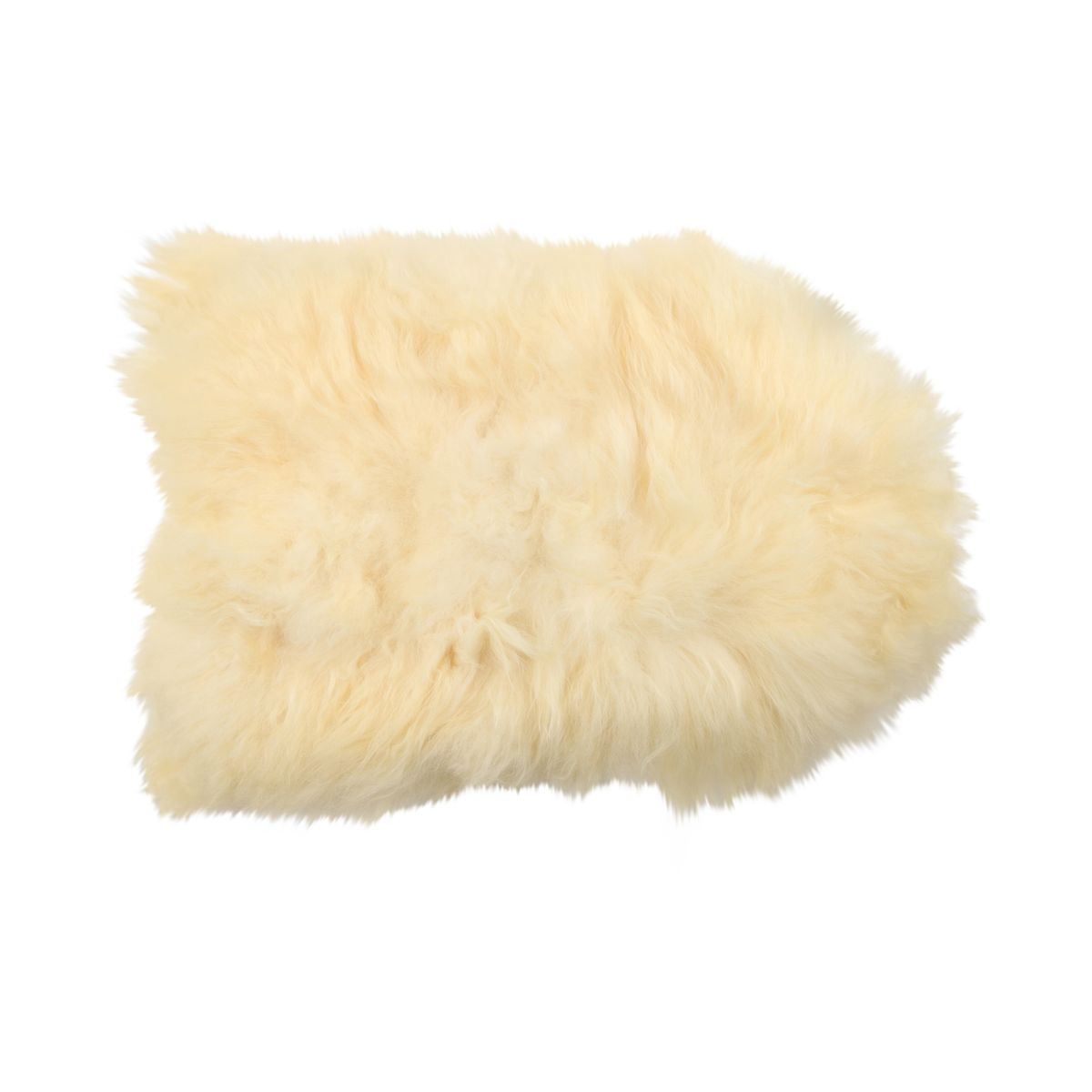 Peau de mouton islandaise | Laine longue | 90 cm Blanc crème naturel