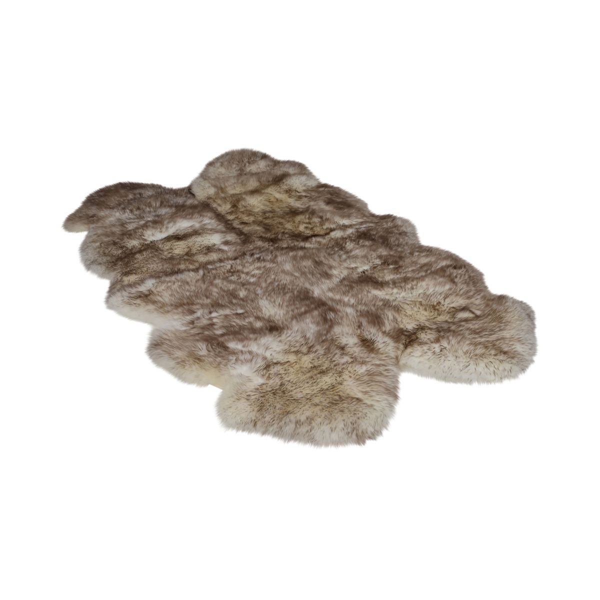 Tapis en peau de mouton mérinos | Laine longue | 170 × 110 cm Conseil du loup