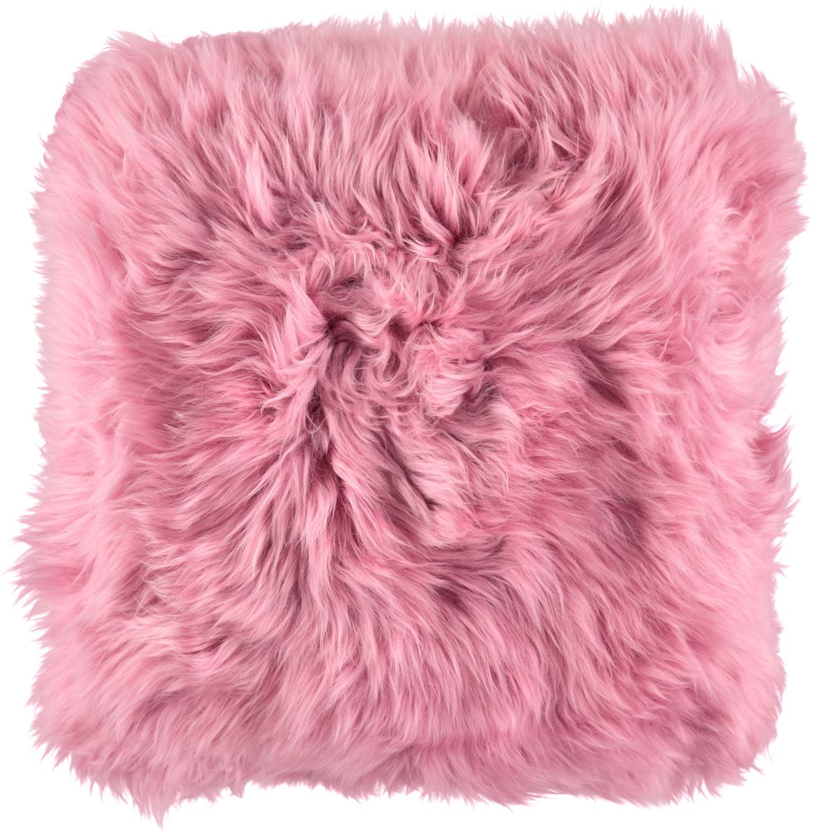 Long-Wool Sheepskin Cushion | 35x35 cm