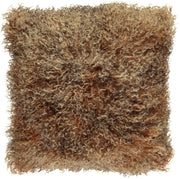 Coussin en peau de mouton bouclée | double face | 56x56 cm | 40x40 cm