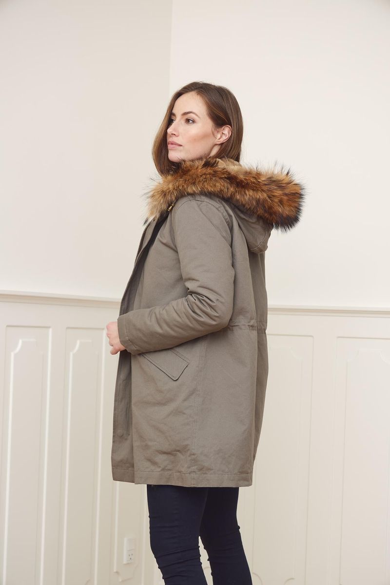 Petra Jacket Taupe/Natural Brown