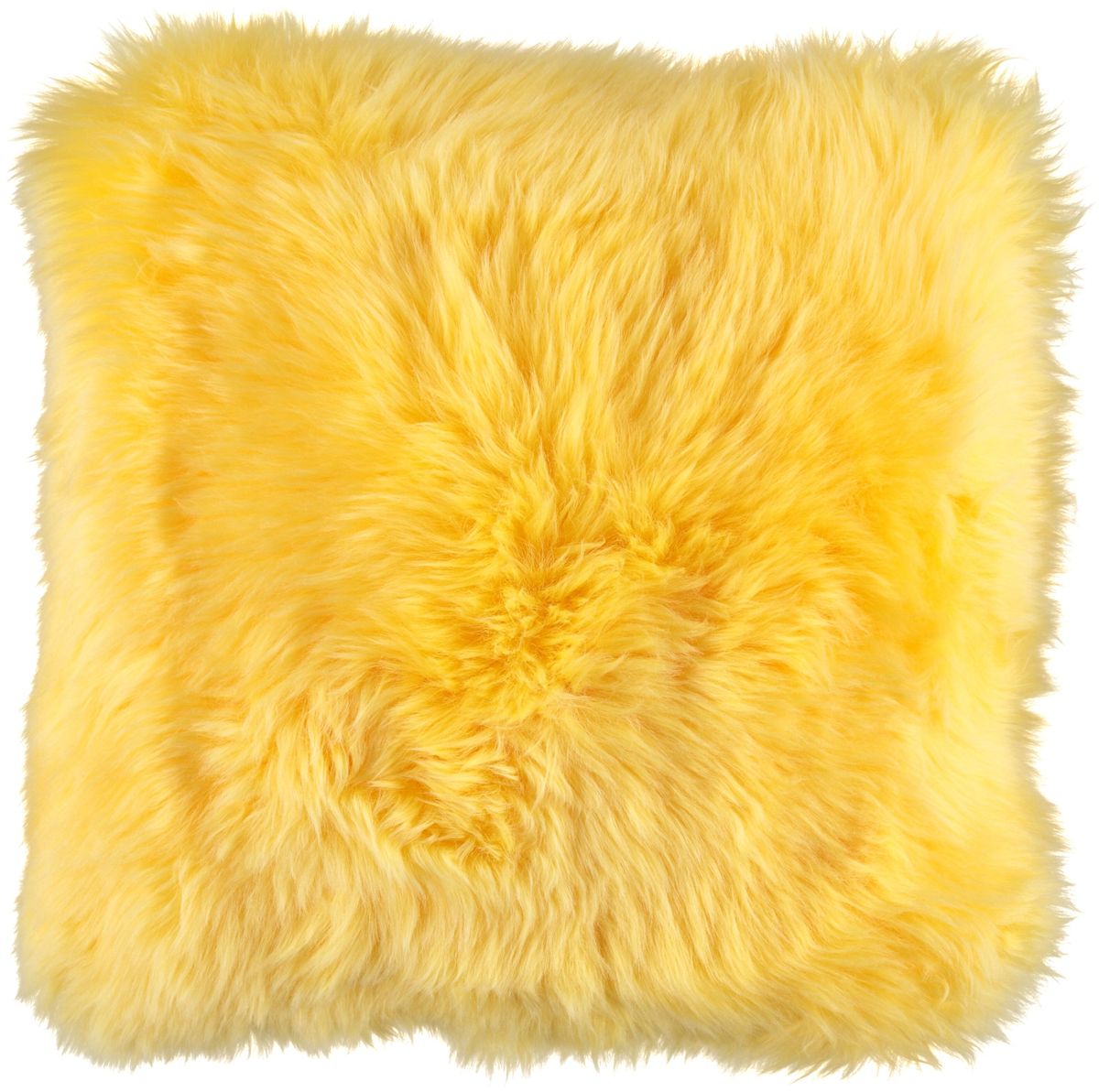 Long-Wool Sheepskin Cushion | 35x35 cm