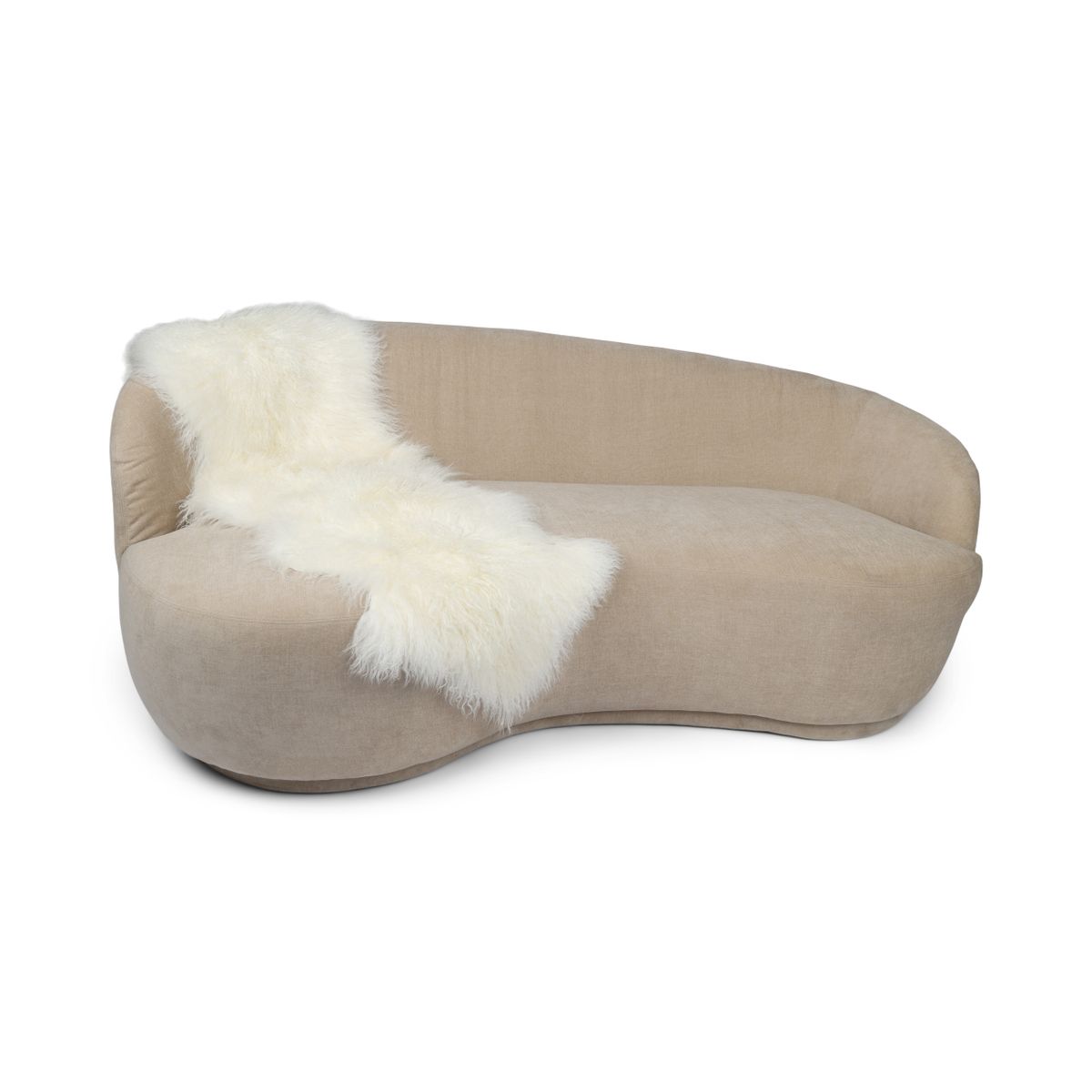 Peau de mouton tibétaine double | 150 × 50 cm