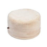 Pouf rond style mocassin | Ø55 × H46 cm