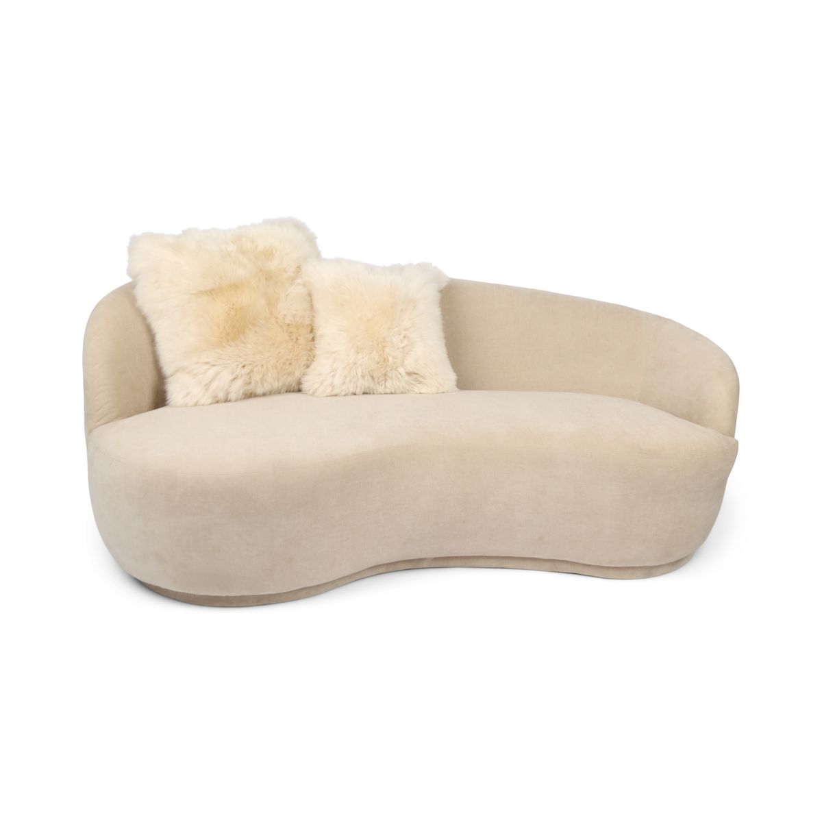 Housse de coussin de siège | Laine longue | Nouvelle-Zélande | 50,5 x 50,5 cm Linge