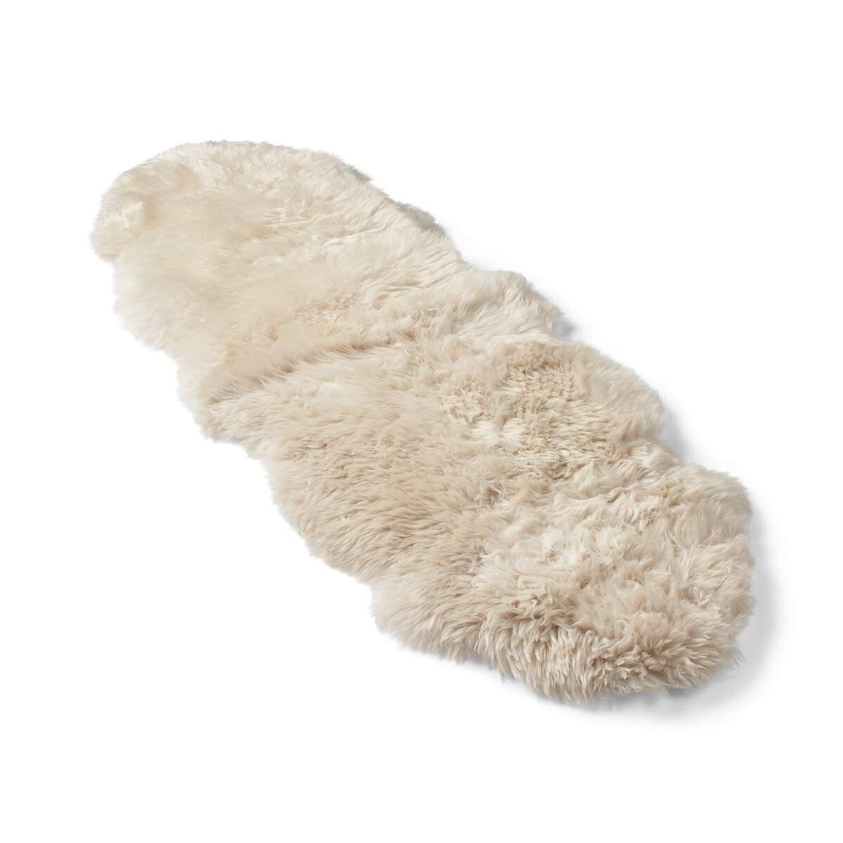 Tapis en peau de mouton mérinos | Laine longue | 170x60 cm