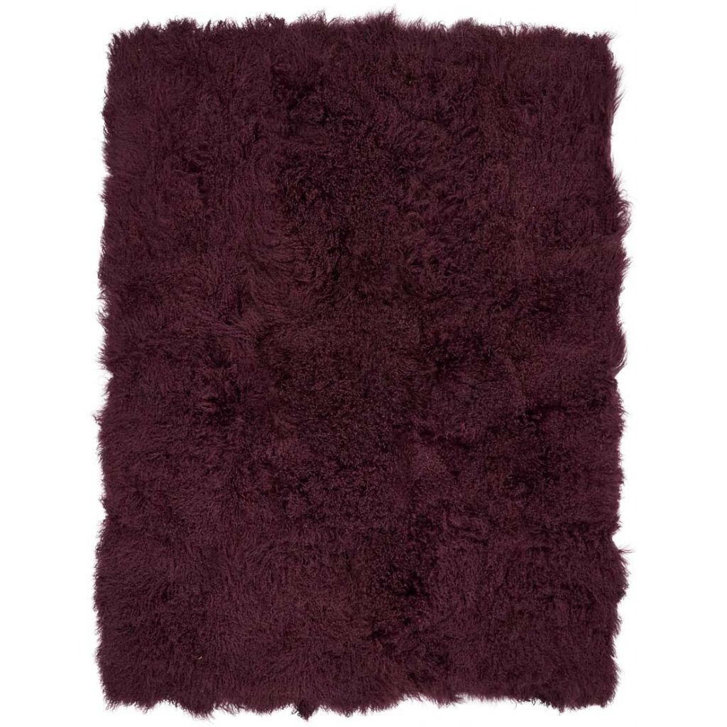 Throw of Curly Sheepskin