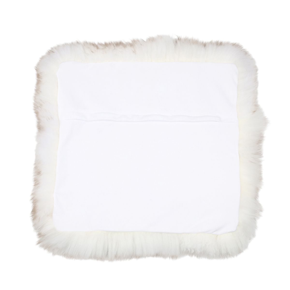 Housse de coussin de siège | Laine longue | Nouvelle-Zélande | 50,5 x 50,5 cm Conseil du loup