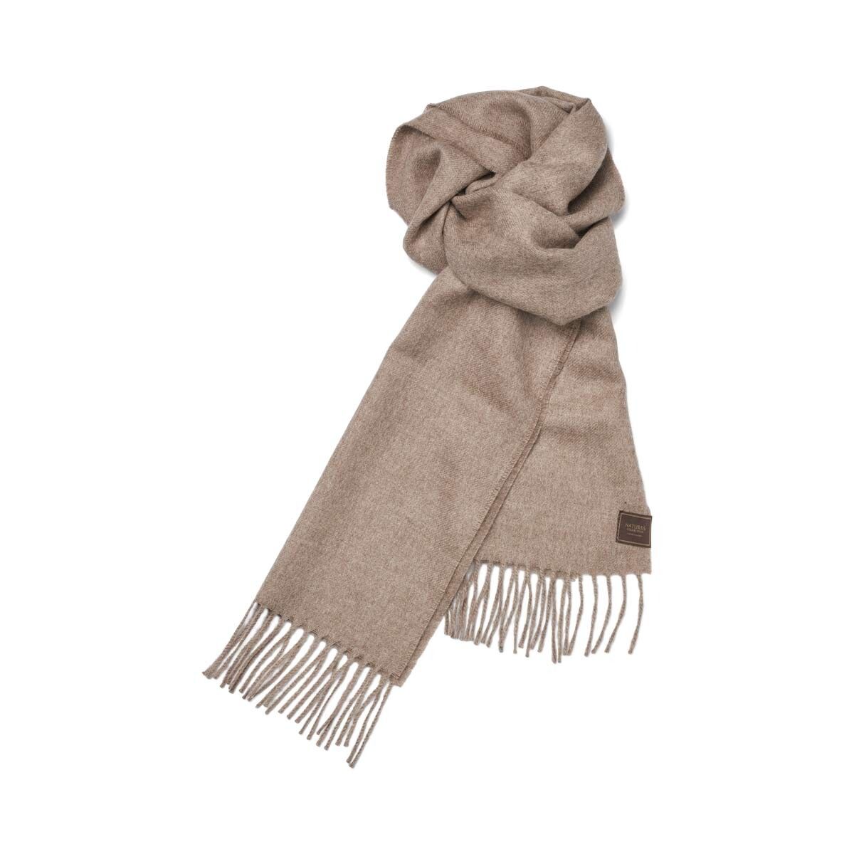 Écharpe en Alpaca Marron noyer