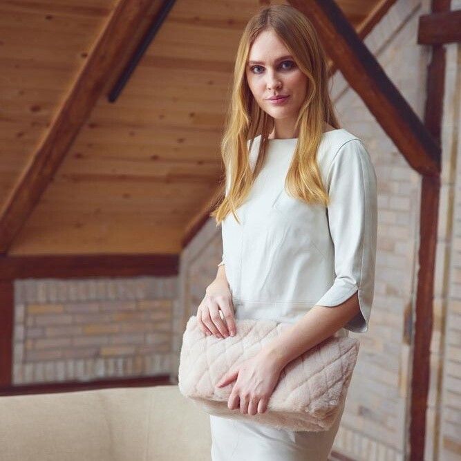 Pochette Hannah Beige