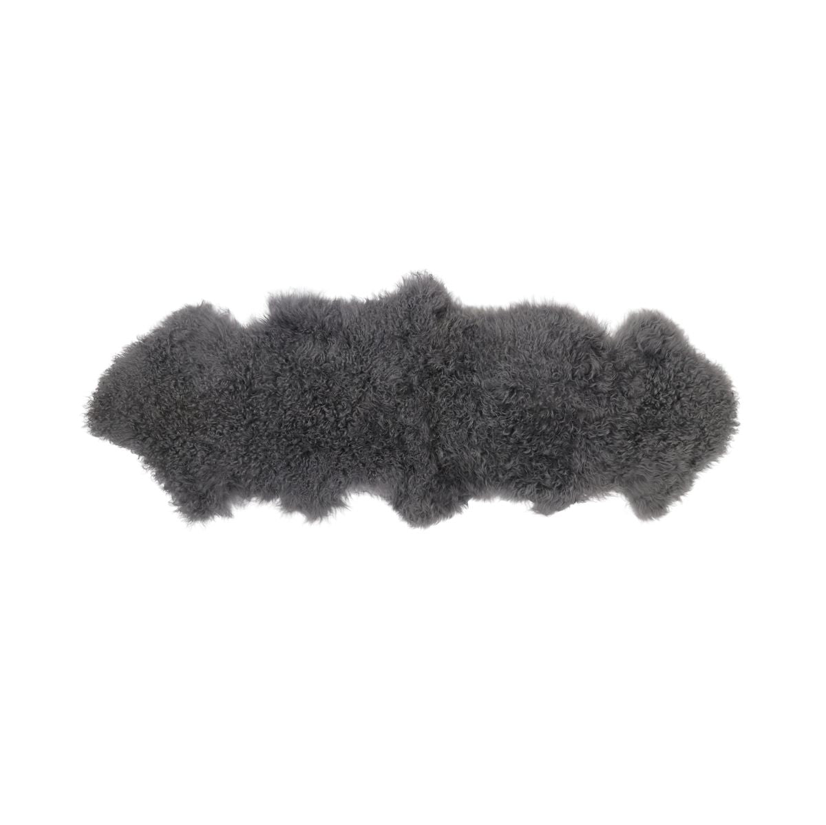 Peau de mouton tibétaine double | 150 × 50 cm Acier