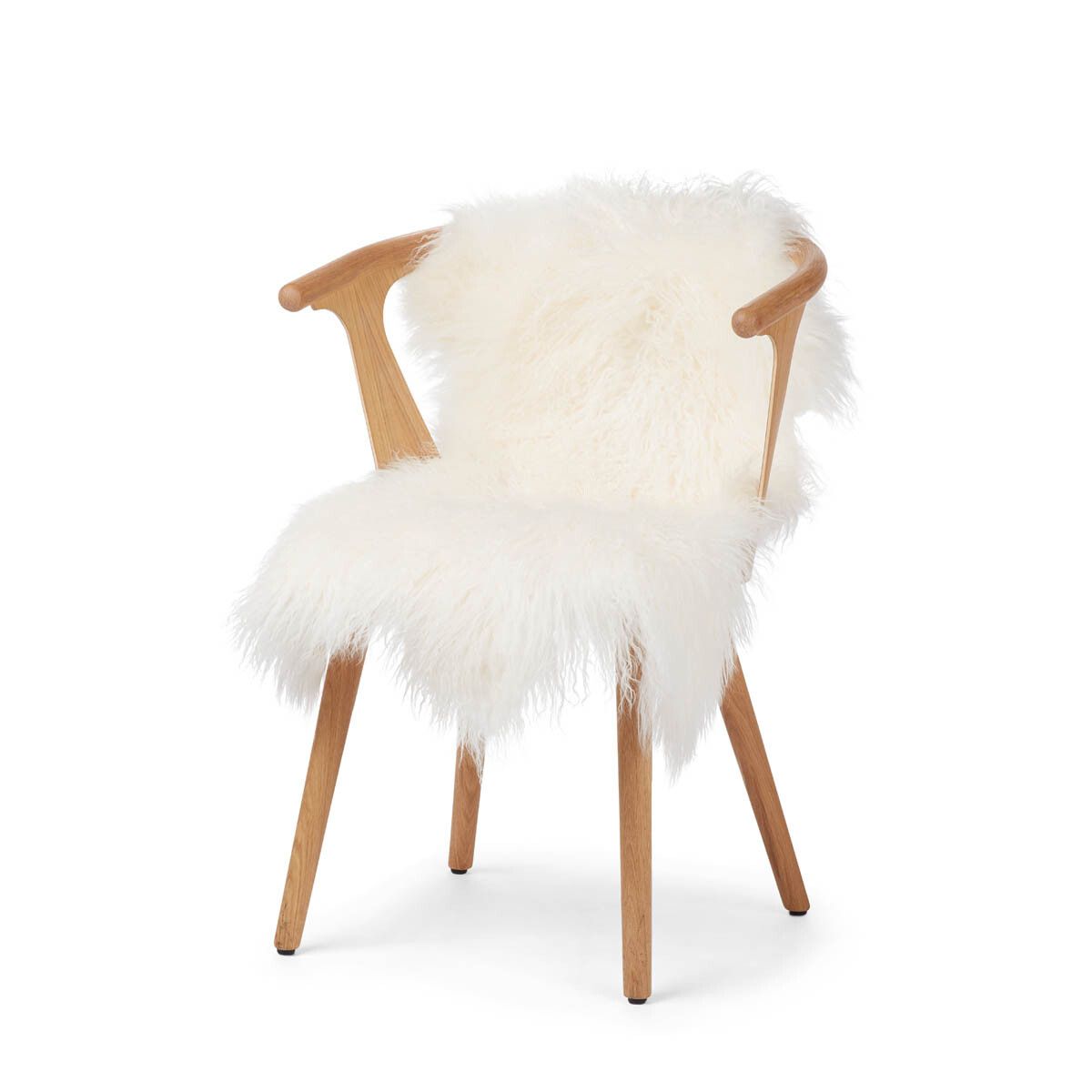 Peau de mouton tibétaine bouclée | 85 × 50 cm