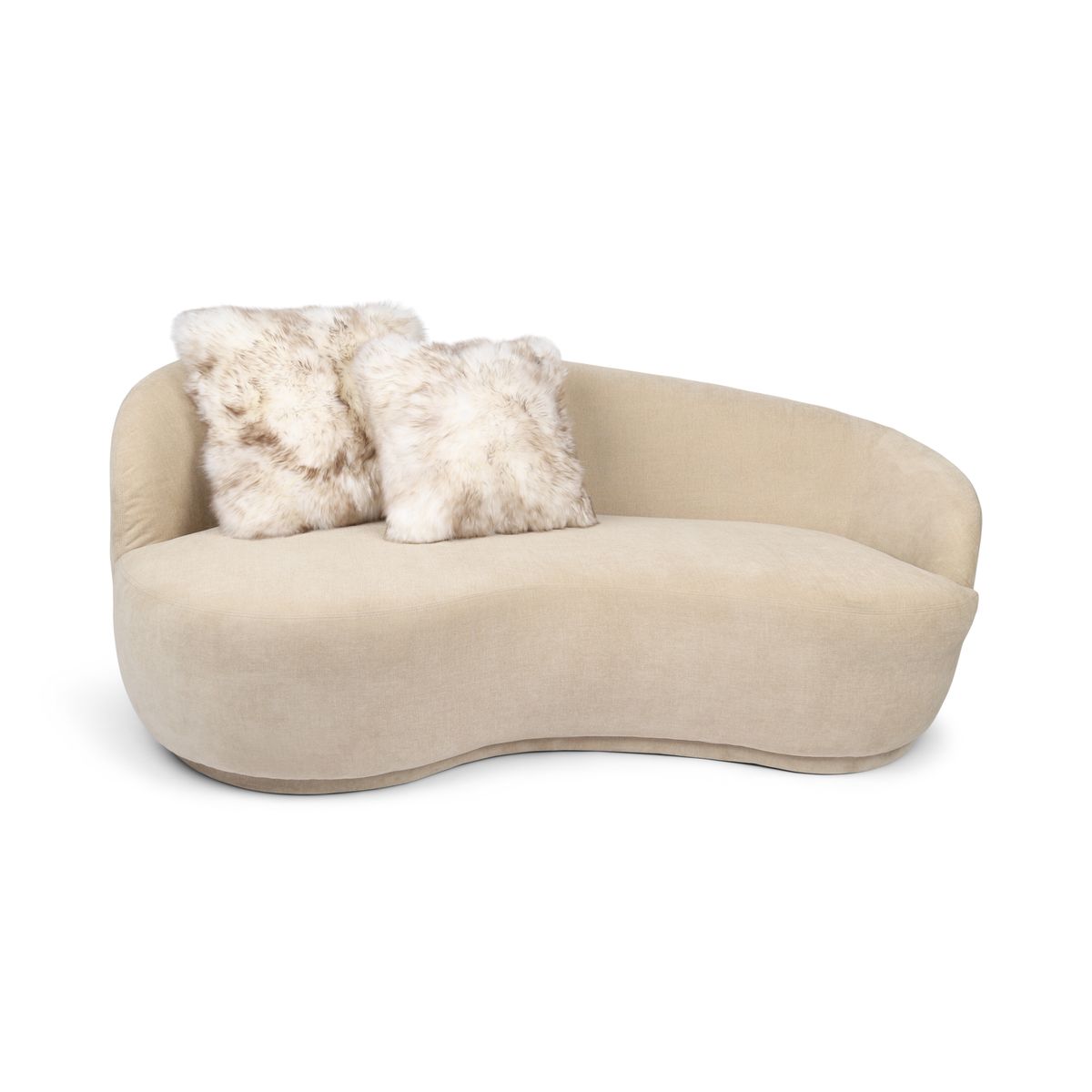 Housse de coussin de siège | Laine longue | Nouvelle-Zélande | 50,5 x 50,5 cm Conseil du loup
