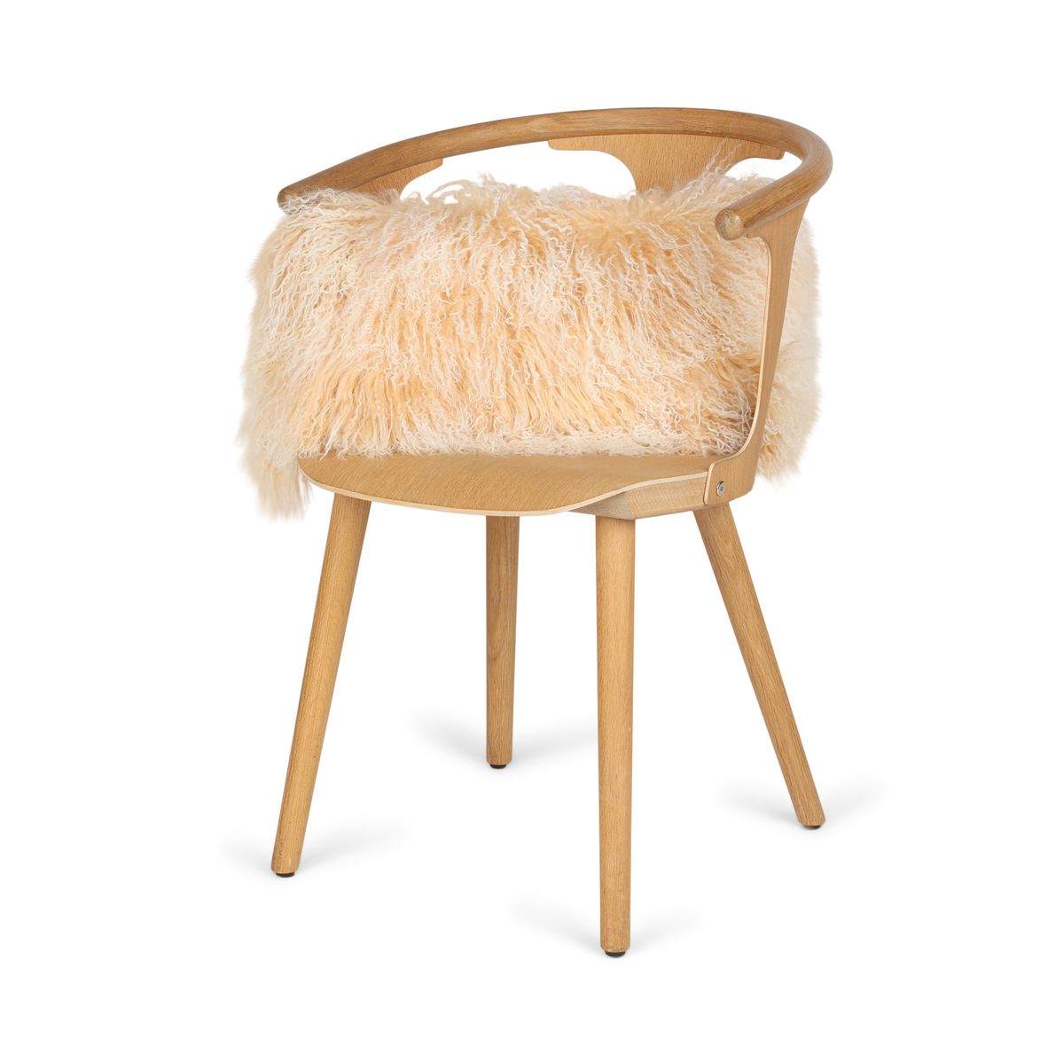 Coussin bouclé | 28x56 cm Lever de soleil arctique