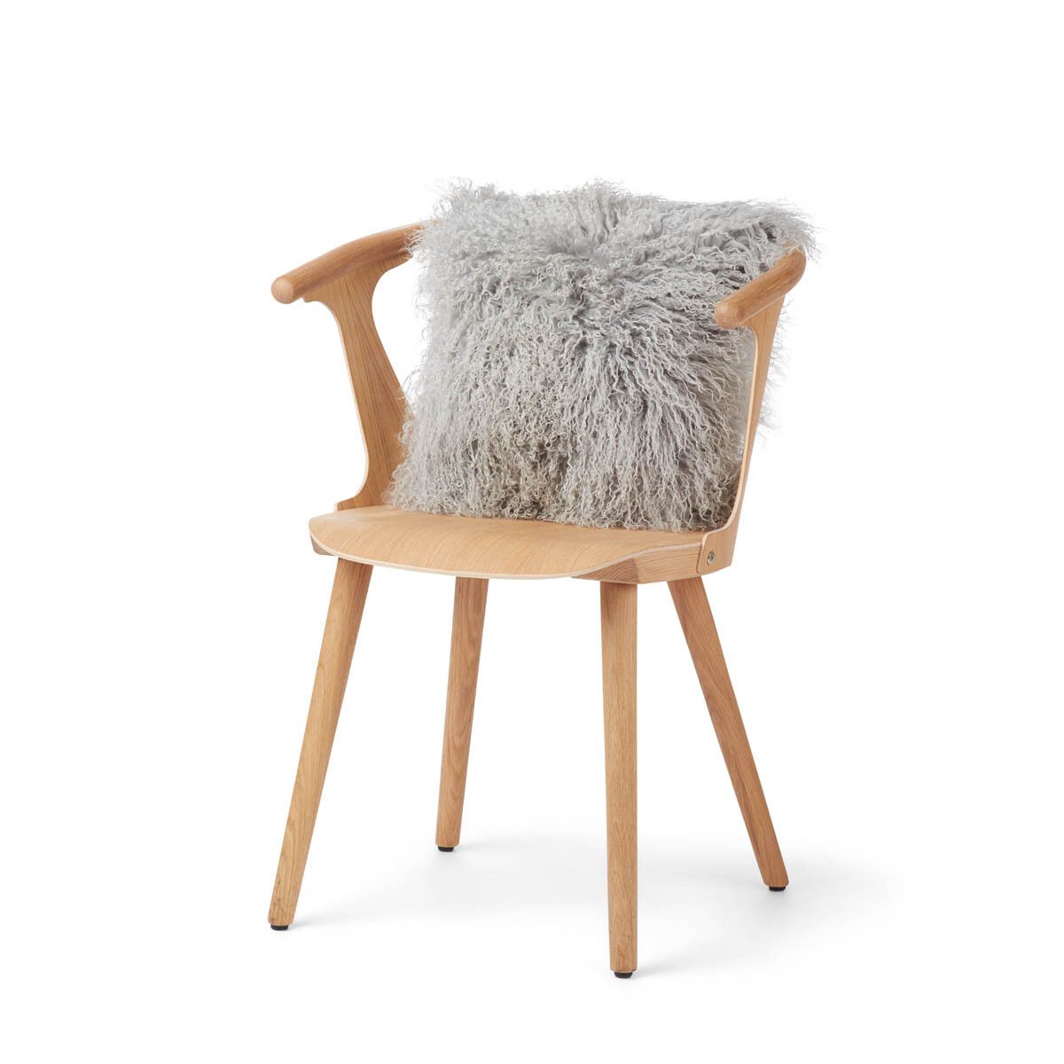Coussin en peau de mouton tibétain | 40x40 cm