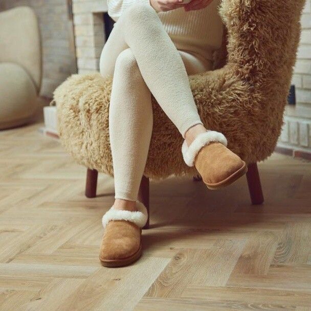 Chausson à semelle rigide Noir