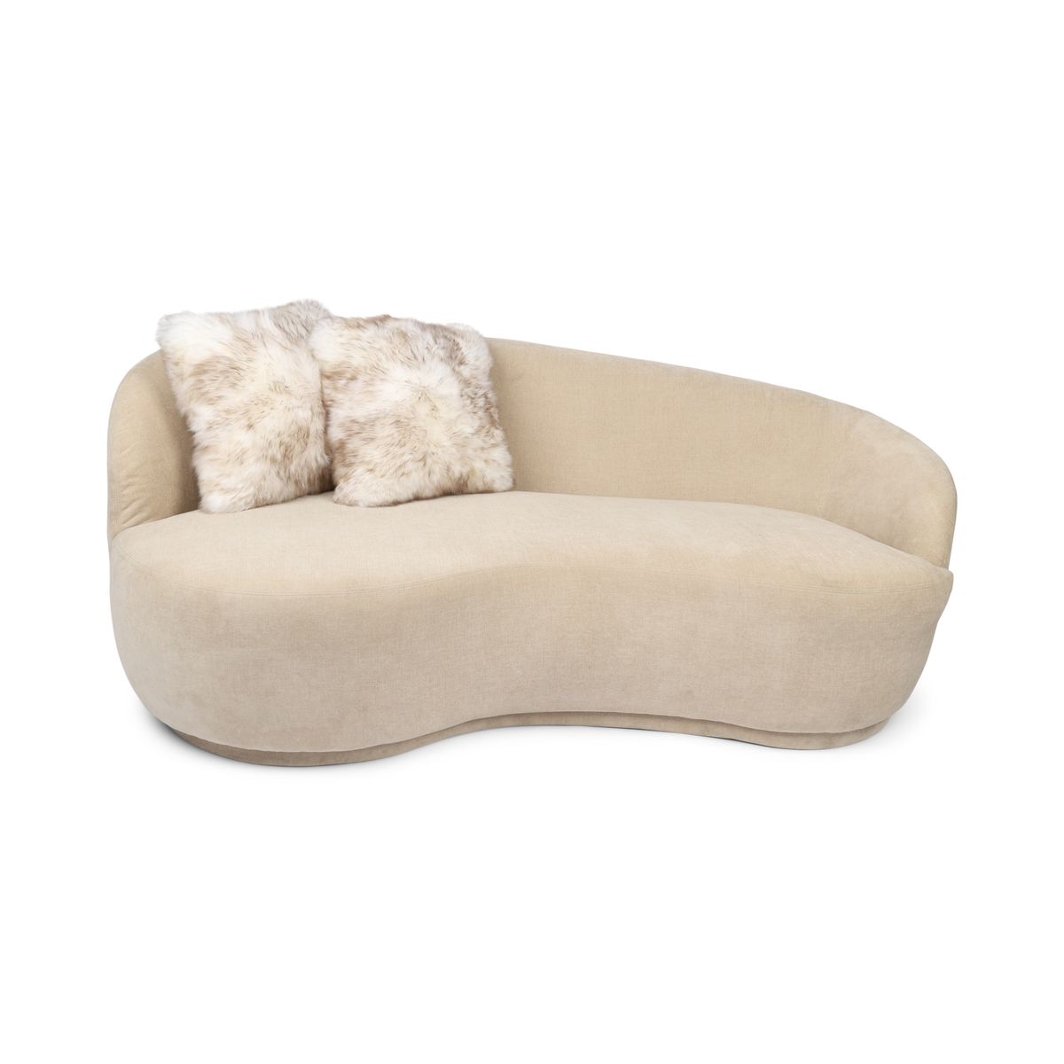 Housse de coussin de siège | Laine longue | Nouvelle-Zélande | 40x40 cm Conseil du loup