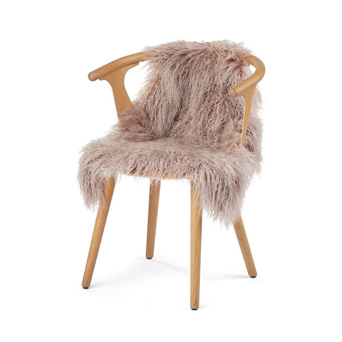 Peau de mouton tibétaine bouclée | 85 × 50 cm