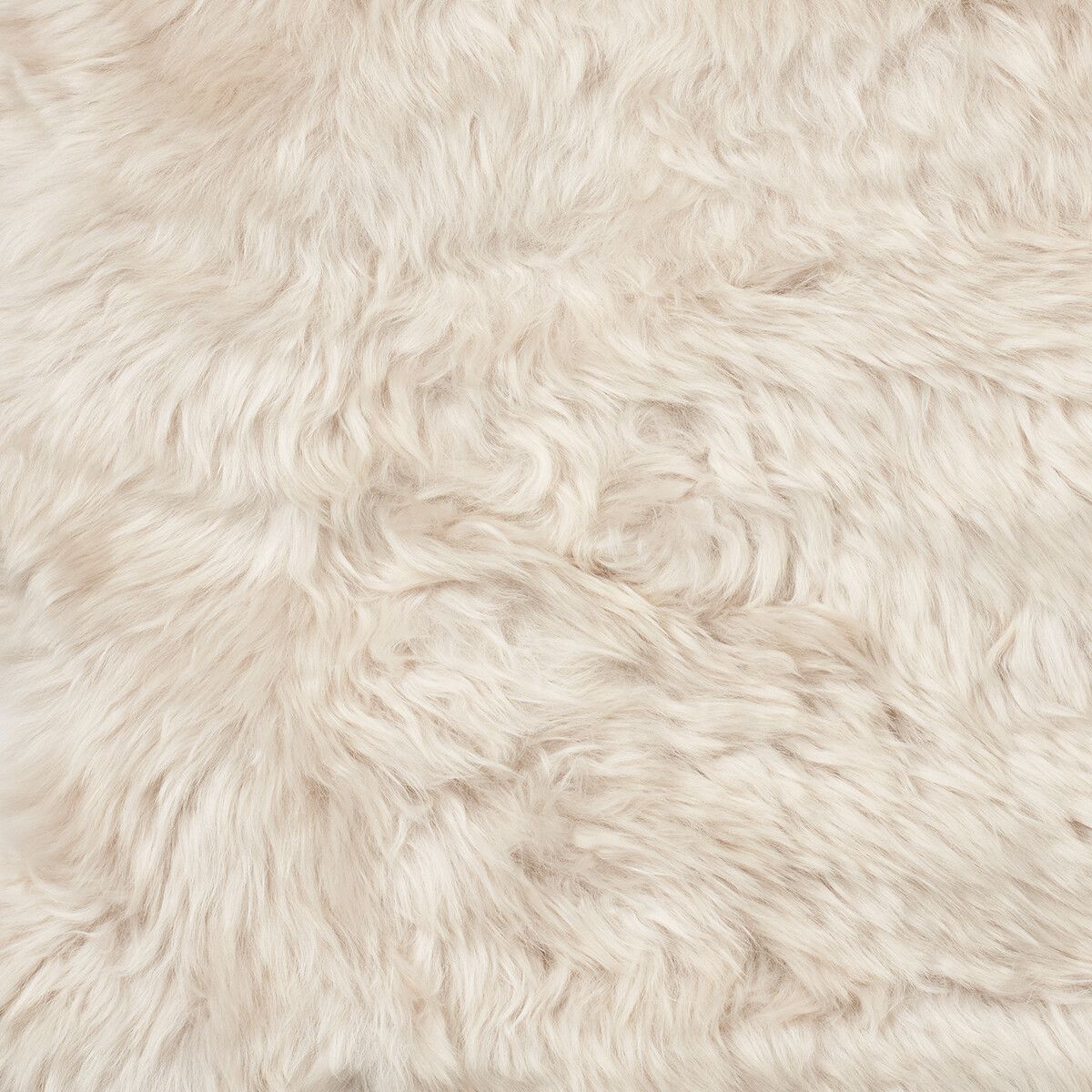 Fauteuil lounge Lina | Peau de mouton de Nouvelle-Zélande | Poils longs Linge