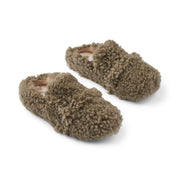 Chausson bouclé duveteux