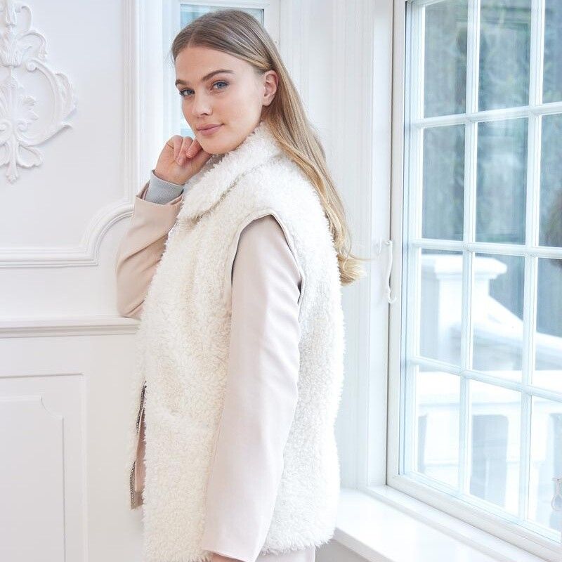 Gilet Ivette Marron Teddy