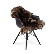 Peau de mouton autrichienne | Bouclée | Couleurs naturelles | 90 cm