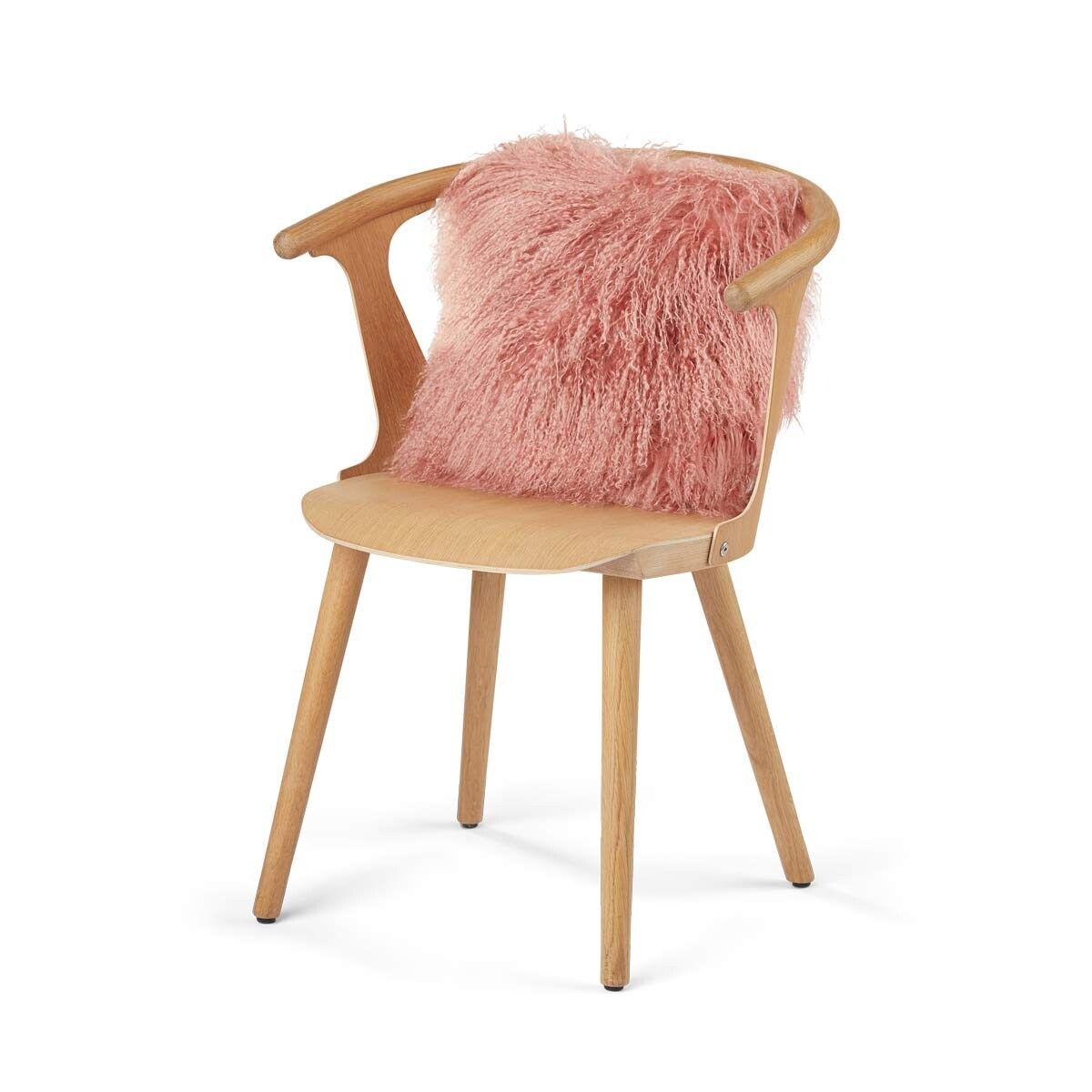 Coussin en peau de mouton tibétain | 40x40 cm