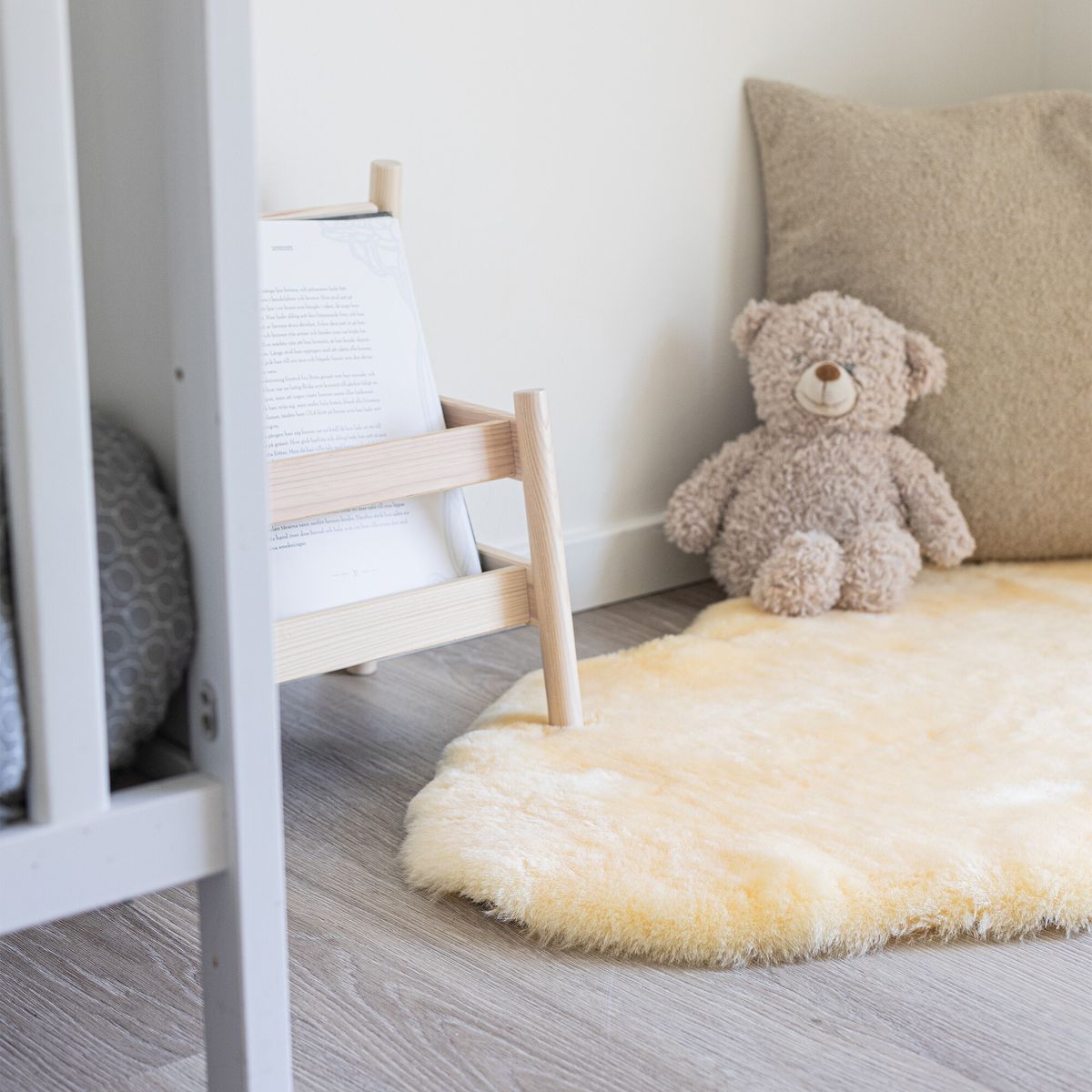 Peau de mouton pour bébé | Laine courte | Nouvelle-Zélande Crème