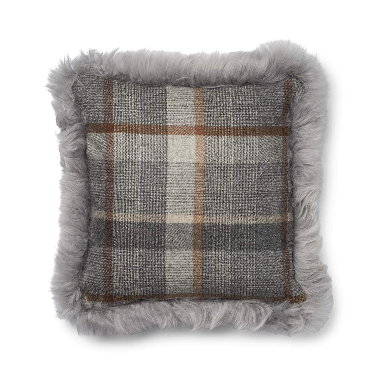 Coussin en laine | double face | garniture LW | 52x52 cm