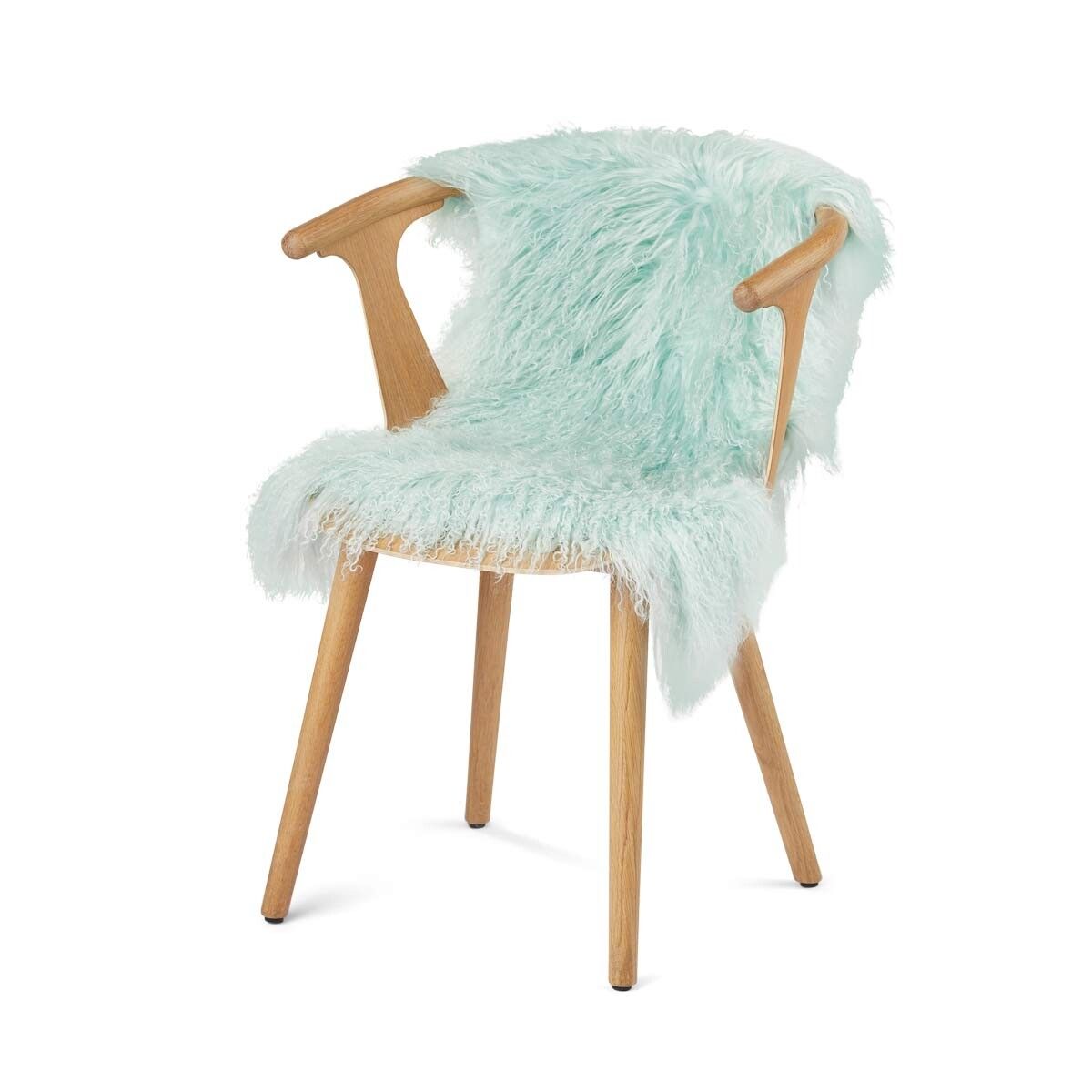 Peau de mouton tibétaine bouclée | 85 × 50 cm