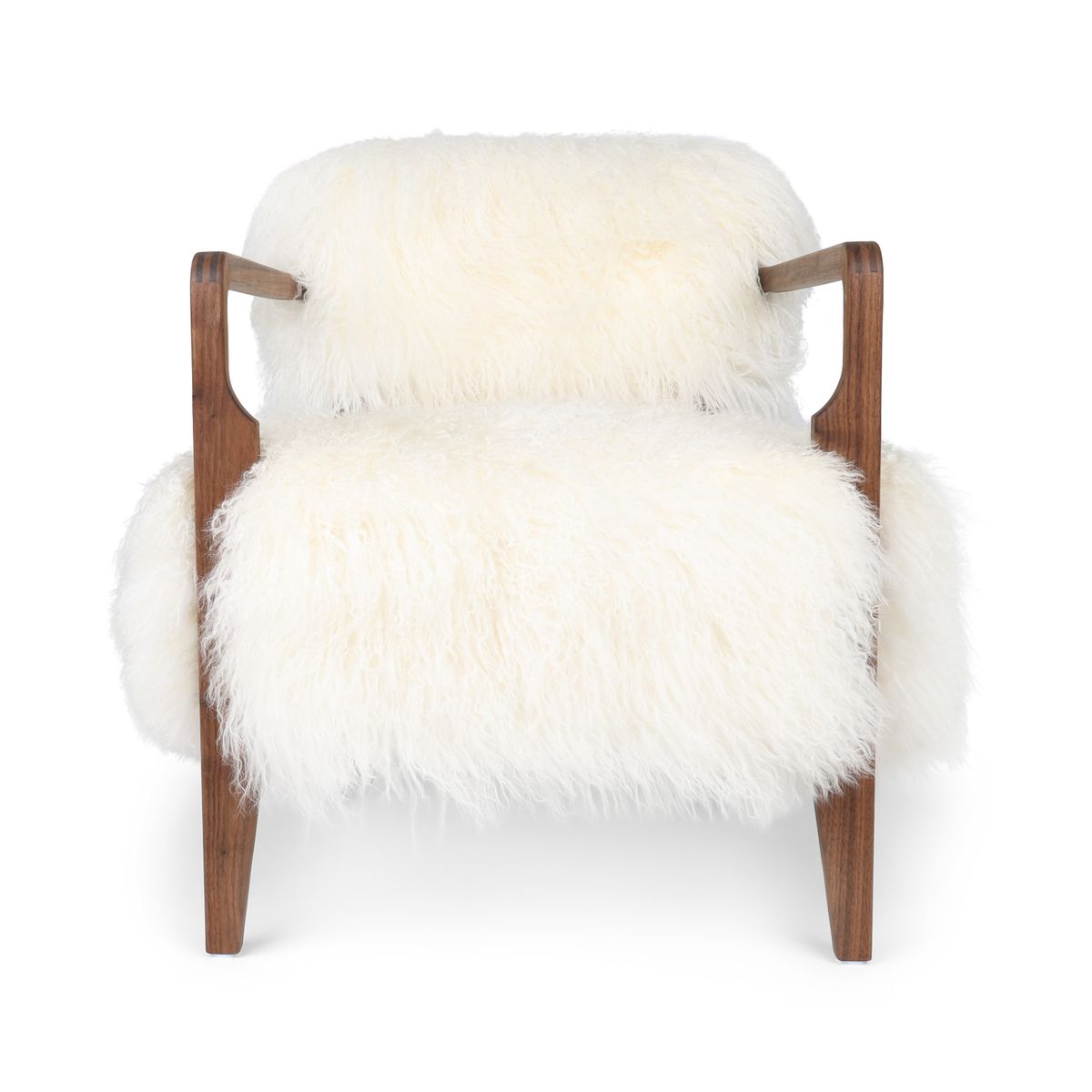 Fauteuil Lina | Peau de Mouton Tibétaine | Laine Longue
