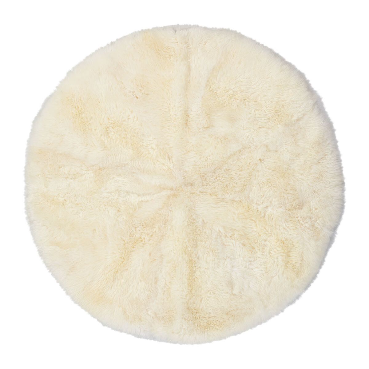Long Wool Sheepskin Design Rug | Ø180cm | Ø250cm