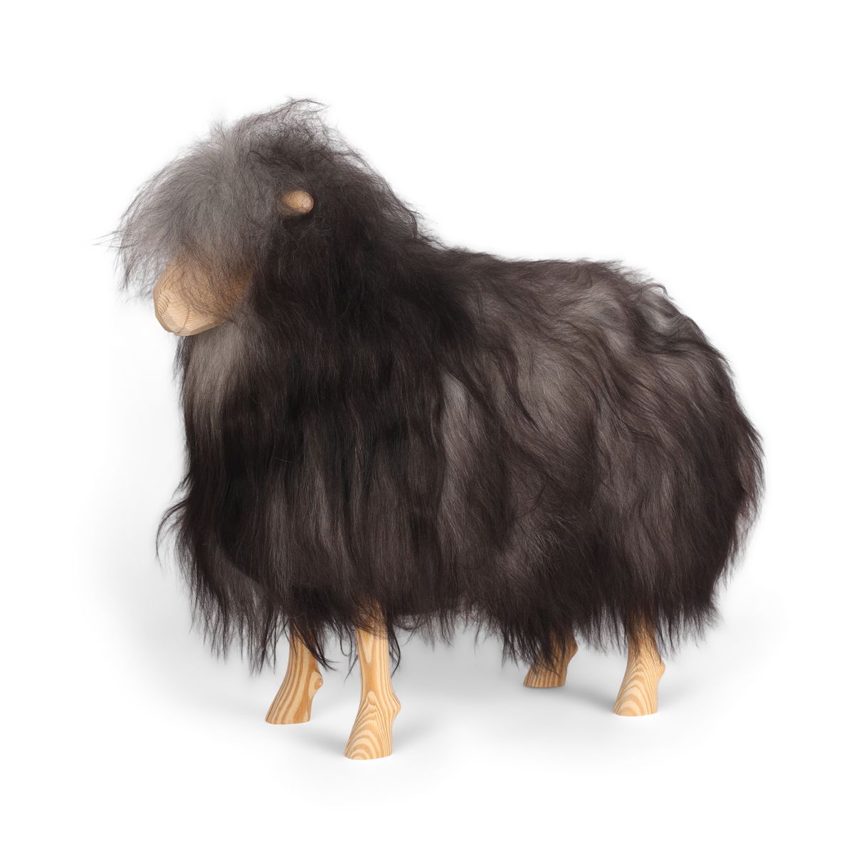 Mouton décoratif debout Signature | Petit Gris naturel