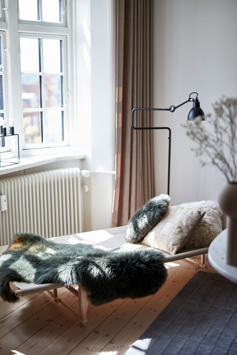 Coussin en peau de vache - 40x40 cm