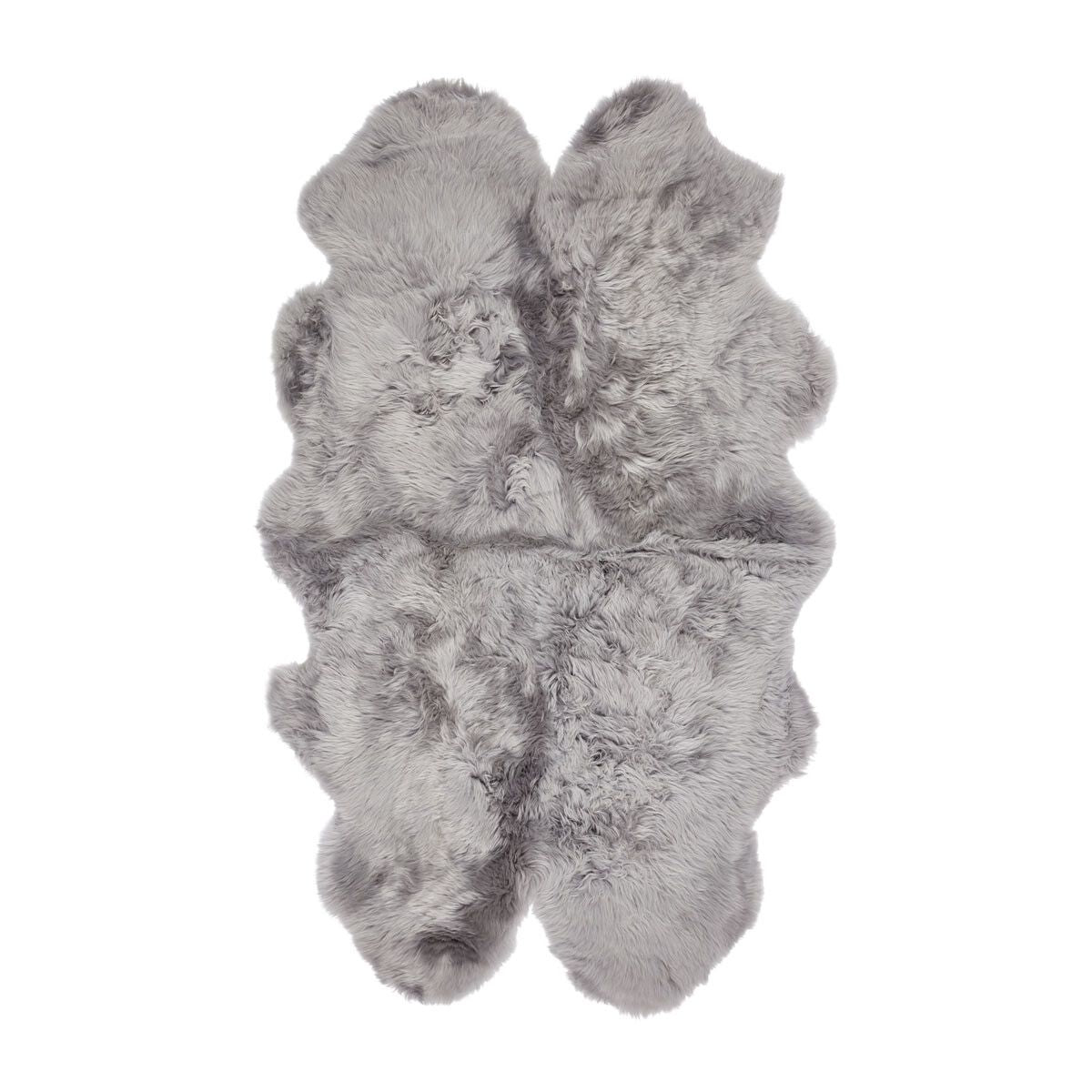 Quadruple peau de mouton | Laine longue | Nouvelle-Zélande | 170x110 cm