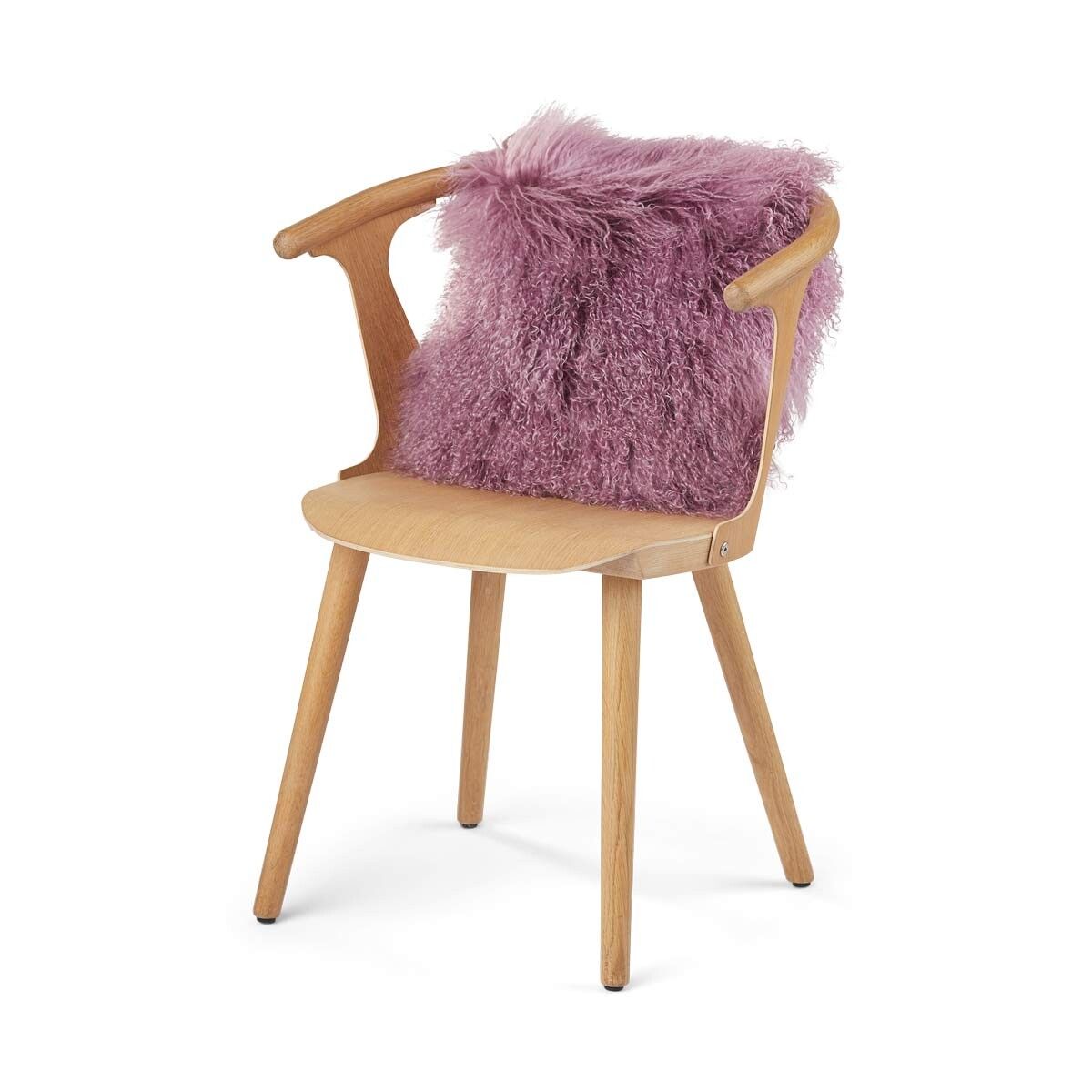 Coussin en peau de mouton tibétain | 40x40 cm