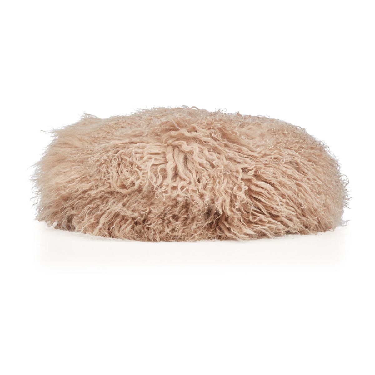 Tibetan Stool Cover | Ø35xH17 cm Warm Sand