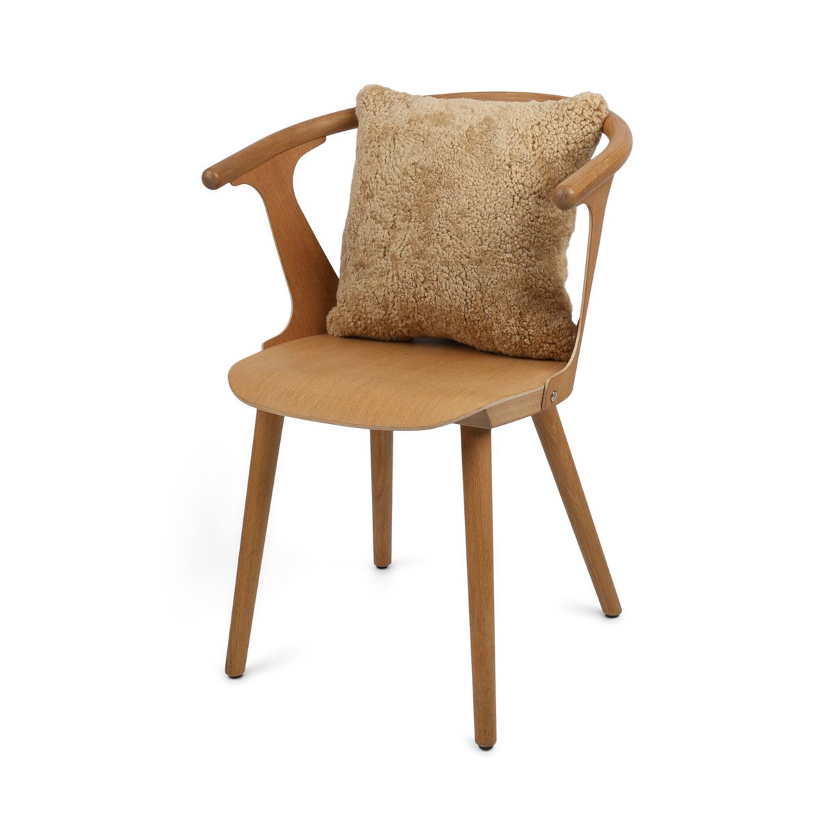 Coussin en peau de mouton | Laine courte | Nouvelle-Zélande | 40x40 cm