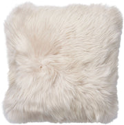 Coussin en peau de mouton longue laine | double face | 56x56 cm | 40x40 cm
