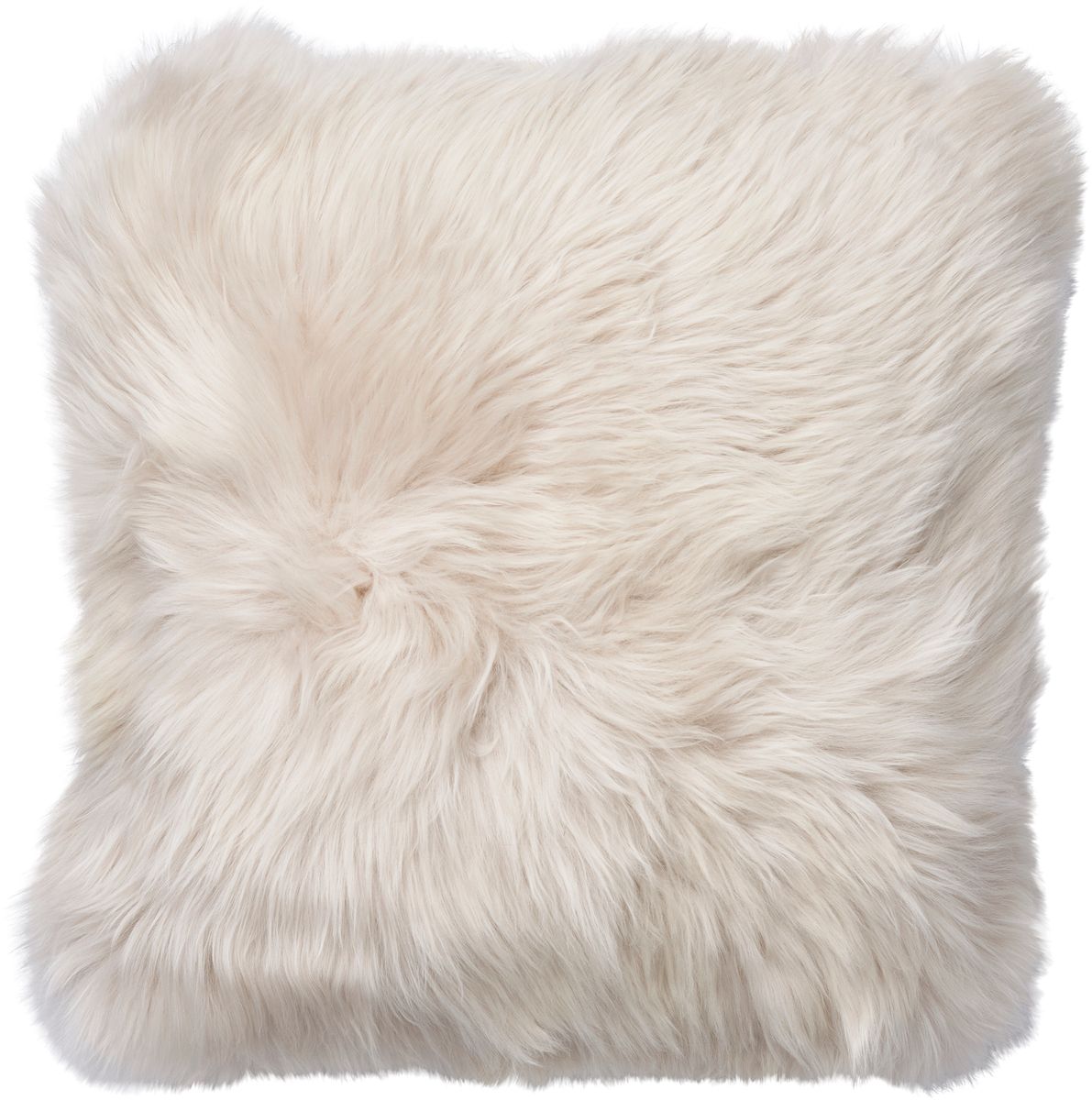 Coussin en peau de mouton longue laine | double face | 56x56 cm | 40x40 cm